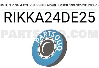 RIKEN RIKKA24DE25 PISTON RING 4 CYL 23165 NI KA24DE TRUCK 199702-201203 RIK