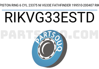 RIKEN RIKVG33ESTD PISTON RING 6 CYL 23375 NI VG33E FATHFINDER 199510-200407 RIK