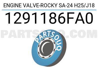 ROCKY 1291186FA0 ENGINE VALVE-ROCKY SA-24 H25/J18