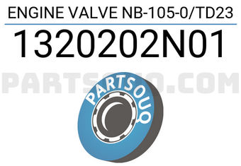 ROCKY 1320202N01 ENGINE VALVE NB-105-0/TD23