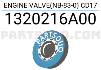 ROCKY 1320216A00 ENGINE VALVE(NB-83-0) CD17