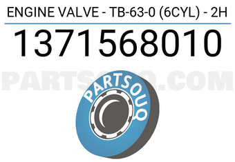 ROCKY 1371568010 ENGINE VALVE - TB-63-0 (6CYL) - 2H