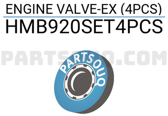 ROCKY HMB920SET4PCS ENGINE VALVE-EX (4PCS)