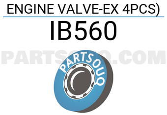 ROCKY IB560 ENGINE VALVE-EX 4PCS)
