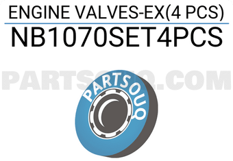 ROCKY NB1070SET4PCS ENGINE VALVES-EX(4 PCS)