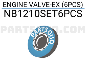 ROCKY NB1210SET6PCS ENGINE VALVE-EX (6PCS)