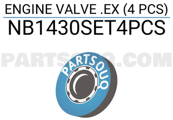 ROCKY NB1430SET4PCS ENGINE VALVE .EX (4 PCS)