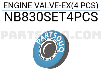 ROCKY NB830SET4PCS ENGINE VALVE-EX(4 PCS)