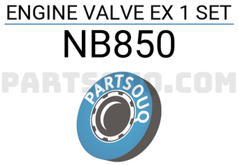 ROCKY NB850 ENGINE VALVE EX 1 SET 4PCS