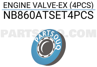 ROCKY NB860ATSET4PCS ENGINE VALVE-EX (4PCS)