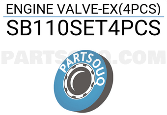 ROCKY SB110SET4PCS ENGINE VALVE-EX(4PCS)
