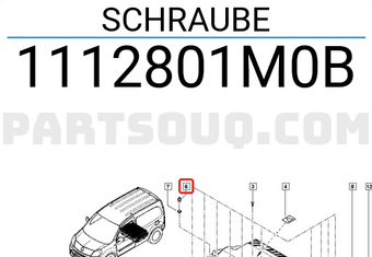 Renault 1112801M0B SCHRAUBE