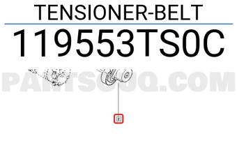 Renault 119553TS0C TENSIONER-BELT