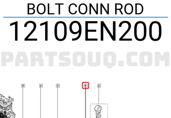 Renault 12109EN200 BOLT CONN ROD