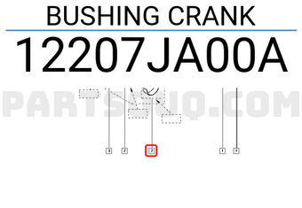 Renault 12207JA00A BUSHING CRANK