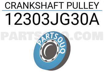 Renault 12303JG30A CRANKSHAFT PULLEY