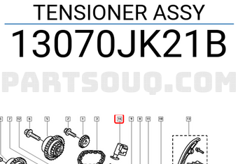 Renault 13070JK21B TENSIONER ASSY