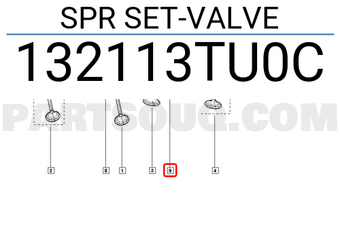 Renault 132113TU0C SPR SET-VALVE