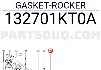 Renault 132701KT0A GASKET-ROCKER