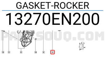 Renault 13270EN200 GASKET-ROCKER