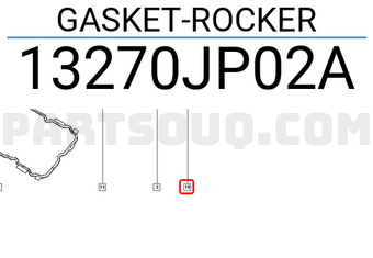 Renault 13270JP02A GASKET-ROCKER