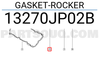 Renault 13270JP02B GASKET-ROCKER