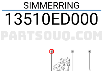 Renault 13510ED000 SIMMERRING