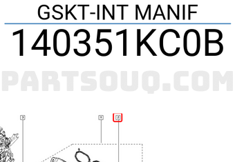 Renault 140351KC0B GSKT-INT MANIF