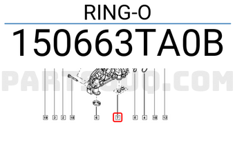Renault 150663TA0B RING-O