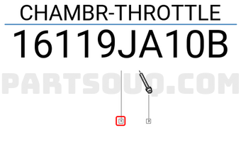 Renault 16119JA10B CHAMBR-THROTTLE