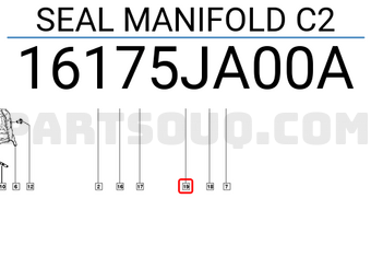Renault 16175JA00A SEAL MANIFOLD C2