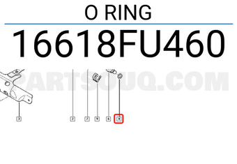 Renault 16618FU460 O RING