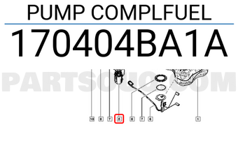 Renault 170404BA1A PUMP COMPLFUEL