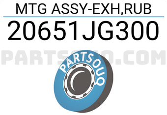 Renault 20651JG300 MTG ASSY-EXH,RUB
