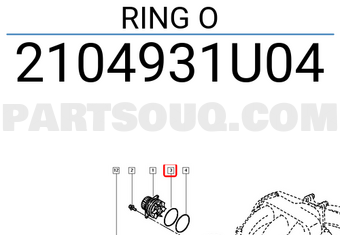 Renault 2104931U04 RING O