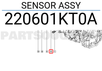 Renault 220601KT0A SENSOR ASSY