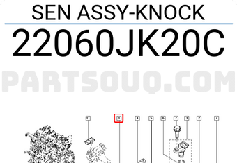 Renault 22060JK20C SEN ASSY-KNOCK