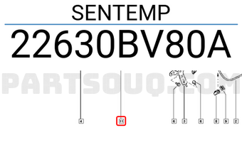 Renault 22630BV80A SENTEMP