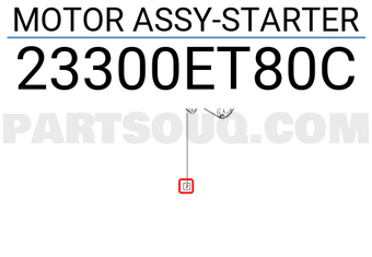 Renault 23300ET80C MOTOR ASSY-STARTER