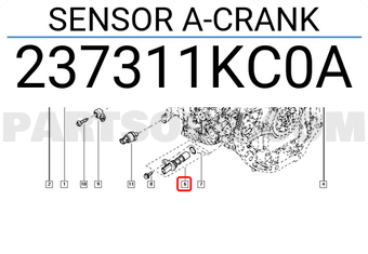 Renault 237311KC0A SENSOR A-CRANK