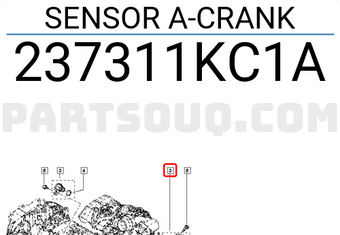 Renault 237311KC1A SENSOR A-CRANK