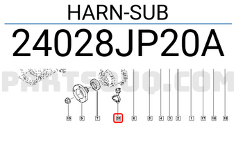 Renault 24028JP20A HARN-SUB
