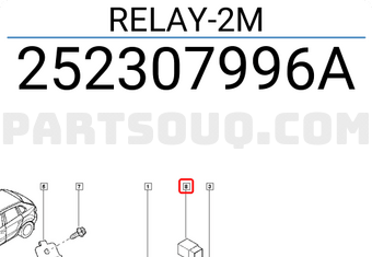 Renault 252307996A RELAY-2M