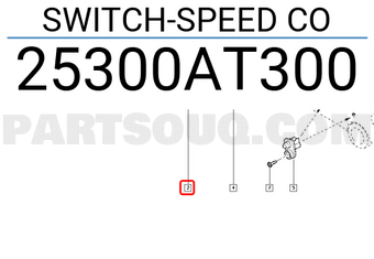 Renault 25300AT300 SWITCH-SPEED CO