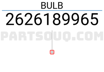 Renault 2626189965 BULB