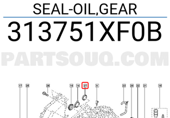 Renault 313751XF0B SEAL-OIL,GEAR