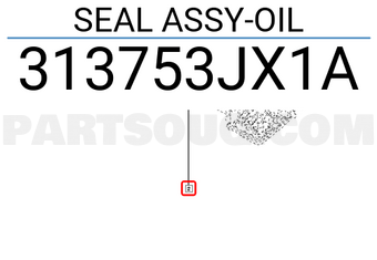 Renault 313753JX1A SEAL ASSY-OIL
