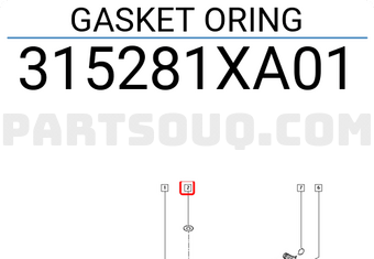 Renault 315281XA01 GASKET ORING