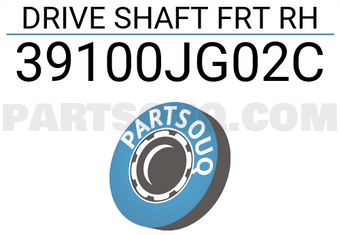 Renault 39100JG02C DRIVE SHAFT FRT RH