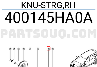 Renault 400145HA0A KNU-STRG,RH